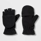 Boys' Convertible Fleece Glove - Cat & Jack Black
