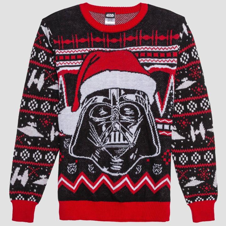 Men's Star Wars Darth Vader Santa Graphic Sweatshirt - Black Arrow
