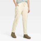 Women's High-rise Fleece Jogger Pants - Universal Thread Cream