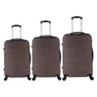 Inusa Royal 3pc Hardside Checked Spinner Luggage