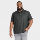 Men's Big & Tall Performance Polo Shirt - Goodfellow & Co Black