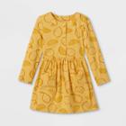 Toddler Girls' Lemon Long Sleeve Dress - Just One You Made By Carter's Yellow