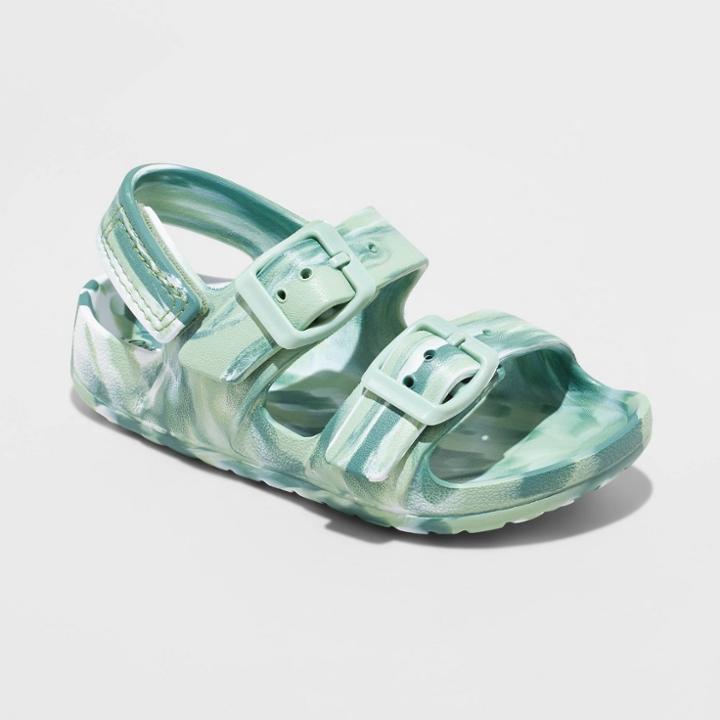 Toddler Ade Slip-on Footbed Sandals - Cat & Jack Green