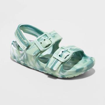 Toddler Ade Slip-on Footbed Sandals - Cat & Jack Green