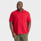 Men's Big & Tall Loring Polo Shirt - Goodfellow & Co Red