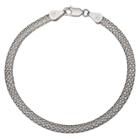 Target Women's Mesh Bracelet In Sterling Silver (7),