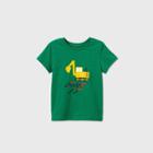 Toddler Boys' Short Sleeve Dig It Graphic T-shirt - Cat & Jack Green