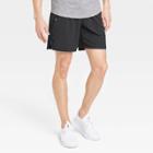 Men's Stretch Woven Shorts 7 - All In Motion Black