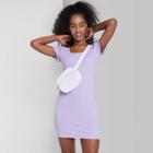 Women's Short Sleeve Knit Dress - Wild Fable Lavender