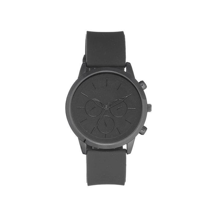 Men's Rubber Strap Watch - Goodfellow & Co Black