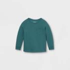 Toddler Knit Pullover Sweatshirt - Cat & Jack Teal