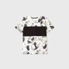 Boys' Camo Print Halloween Short Sleeve Graphic T-shirt - Art Class White/black M, Black/green/white