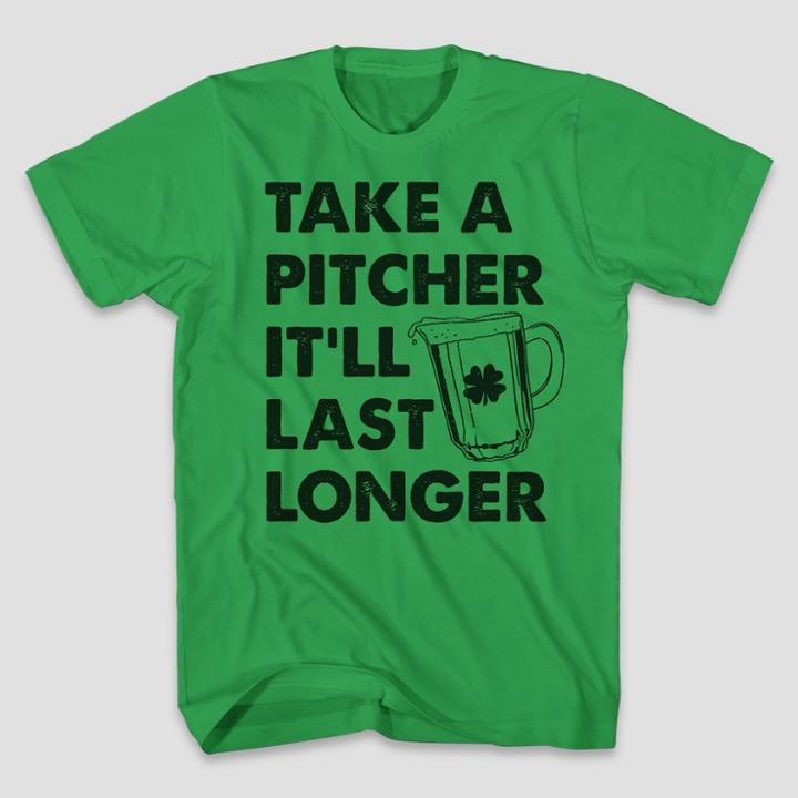 Mad Engine Men's Short Sleeve Pitcher Graphic T-shirt - Kelly Green