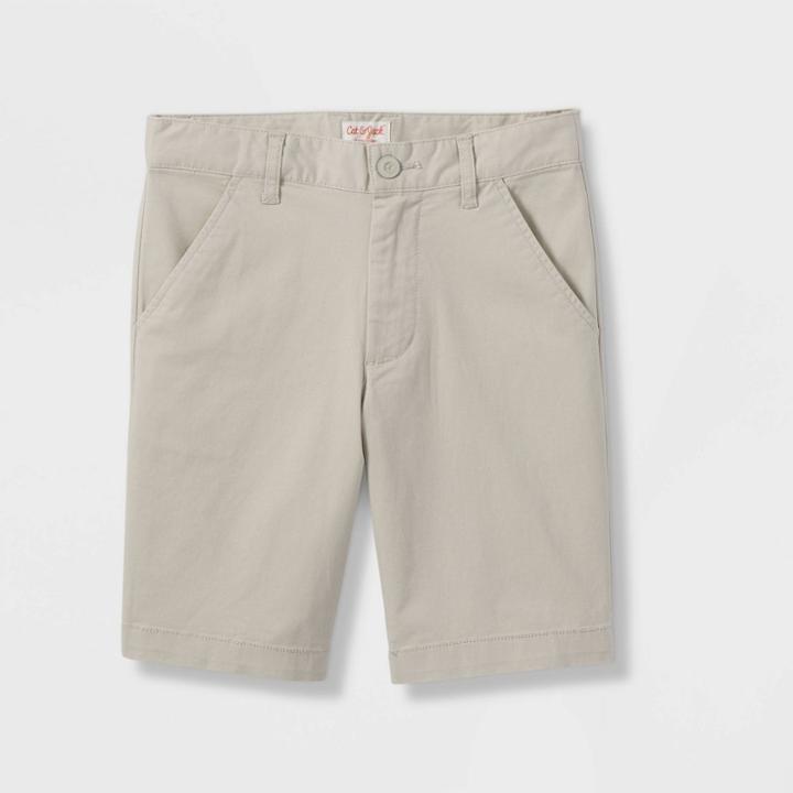 Boys' Flat Front Uniform Shorts - Cat & Jack