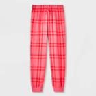 Girls' Plaid Pajama Pants - Cat & Jack Pink