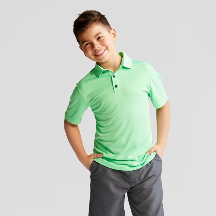 Boys' Golf Polo Shirt - C9 Champion Green Heather