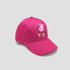 Toddler Girls' Peppa Pig Baseball Hat - Pink One Size Fit