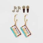 Sugarfix By Baublebar 'straight To Tape' Statement Earring