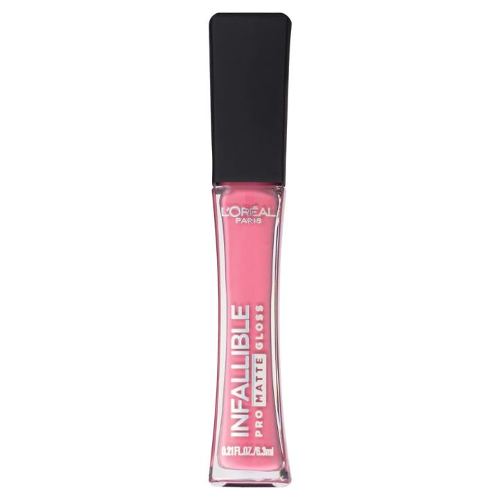 L'oreal Paris Infallible Pro-matte Gloss 300 Blushing Ambition .21 Fl Oz