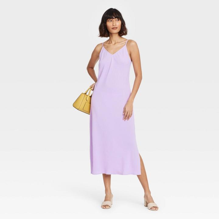 Women's Slip Dress - A New Day Lavender