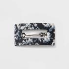 Square Hair Barrette - Universal Thread Black