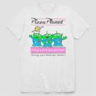 Men's Disney Pizza Planet Aliens Short Sleeve Graphic T-shirt - White