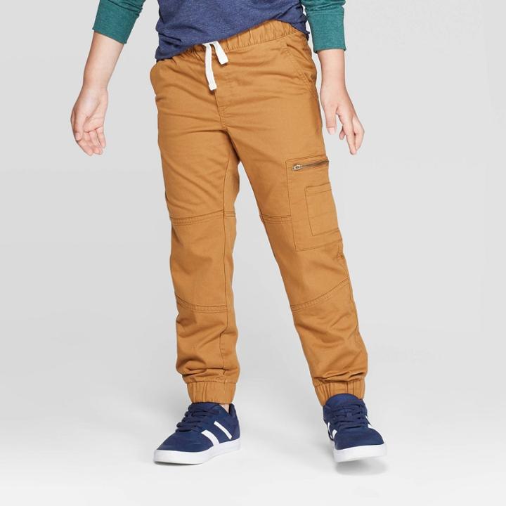 Oversizeboys' Jogger Pants - Cat & Jack Brown 12 Husky, Boy's