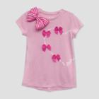Nickelodeon Girls' Jojo Siwa Valentines Day Short Sleeve T-shirt - Pink