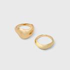 Bold Dome Ring Set - A New Day Gold