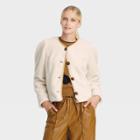 Women's Cropped Jacket - Who What Wear Cream