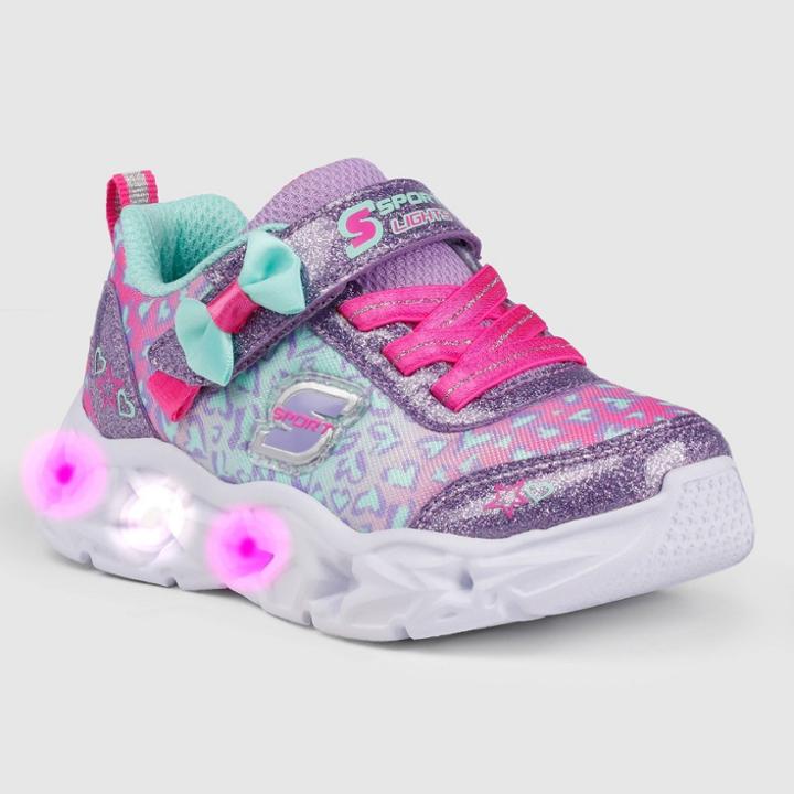 Toddler Girls' S Sport By Skechers Olivia Light-up Sneakers - Lavender