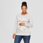 Maternity All I Want For Christmas Sweatshirt - Isabel Maternity By Ingrid & Isabel Heather L, Women's, Gray