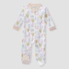 Burt's Bees Baby Girls' Barnyard Pals Sleep N' Play - Light Pink