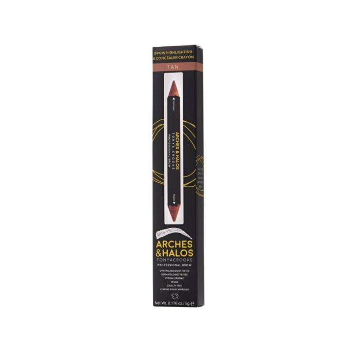Arches & Halos Dual Ended Highlighter & Face Crayon Tan