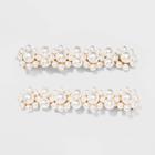 Cultural Hair Pearl 2pc - A New Day White, Gold