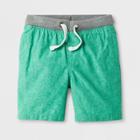 Toddler Boys' Chino Pull - On Shorts - Cat & Jack Green