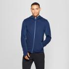 Men's Running Full Zip Hoodie - C9 Champion Midnight Vista Blue