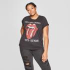 Women's The Rolling Stones Plus Size Short Sleeve T-shirt - Bravado (juniors') - Black