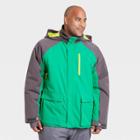 Men's Big & Tall Snow Sport Waterproof Jacket - All In Motion Green