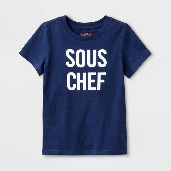 Baby Girls' T-shirt - Cat & Jack Navy 18m, Kids Unisex, Blue