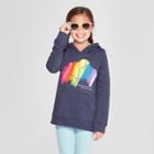 Girls' Dream Cloud Fleece Hoodie - Cat & Jack Navy