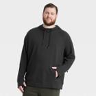 Men's Big & Tall Pullover Hoodie - All In Motion Black Xxxl