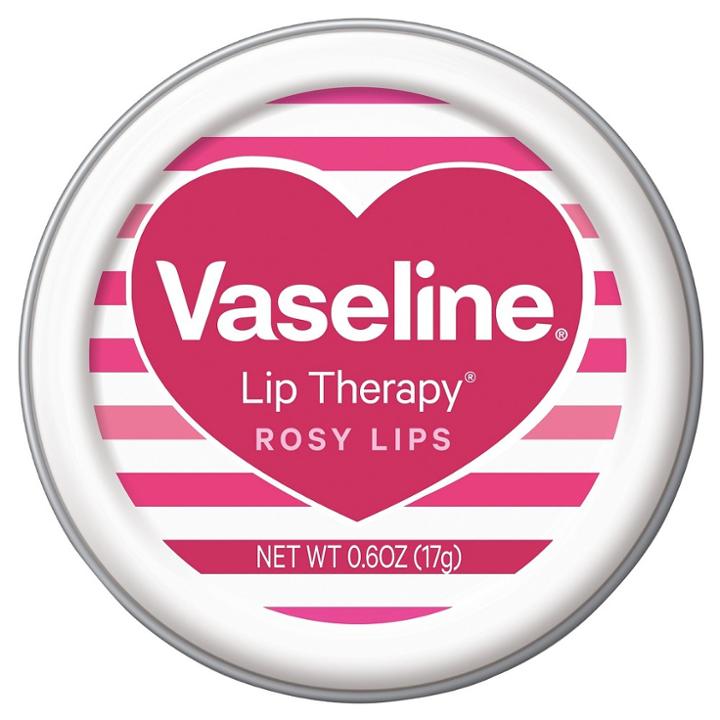 Vaseline Rosy Lip Therapy Valentines 0.6 Oz, Lip Balms & Treatments
