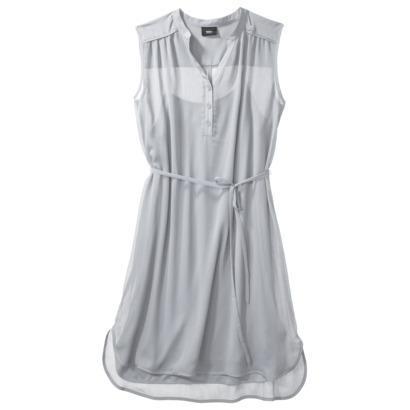 Mossimo Women's Sleeveless High Low Dress - Gray