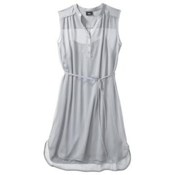 Mossimo Women's Sleeveless High Low Dress - Gray