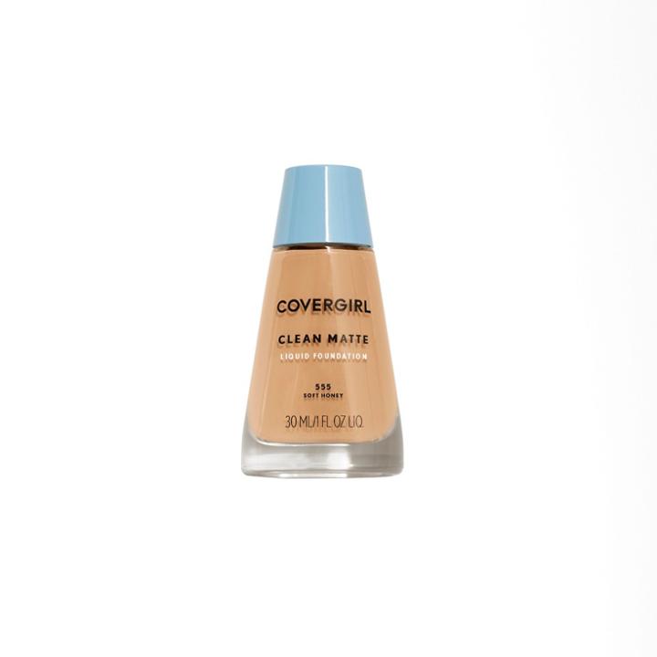 Covergirl Clean Matte Foundation 555 Soft Honey