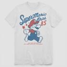 Men's Super Mario Bros Classic 1985 Short Sleeve Graphic T-shirt - White