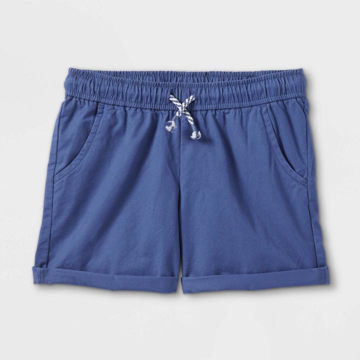 Girls' Rolled Hem Chino Shorts - Cat & Jack Purple