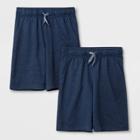 Boys' Pull-on Knit Shorts - Cat & Jack Navy/navy Xs, Boy's, Blue