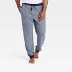 Men's Tall Double Weave Jogger Pajama Pants - Goodfellow & Co Fighter Pilot Blue